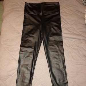 Leather leggings